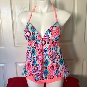 Hula Honey S Tank & Shorts Pink swimming set